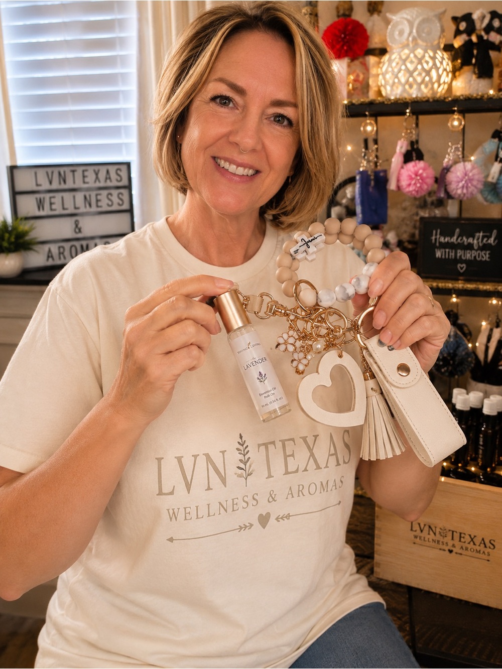 13. NWOT Custom Grace & Bloom Wellness Set 🤍 Young Living